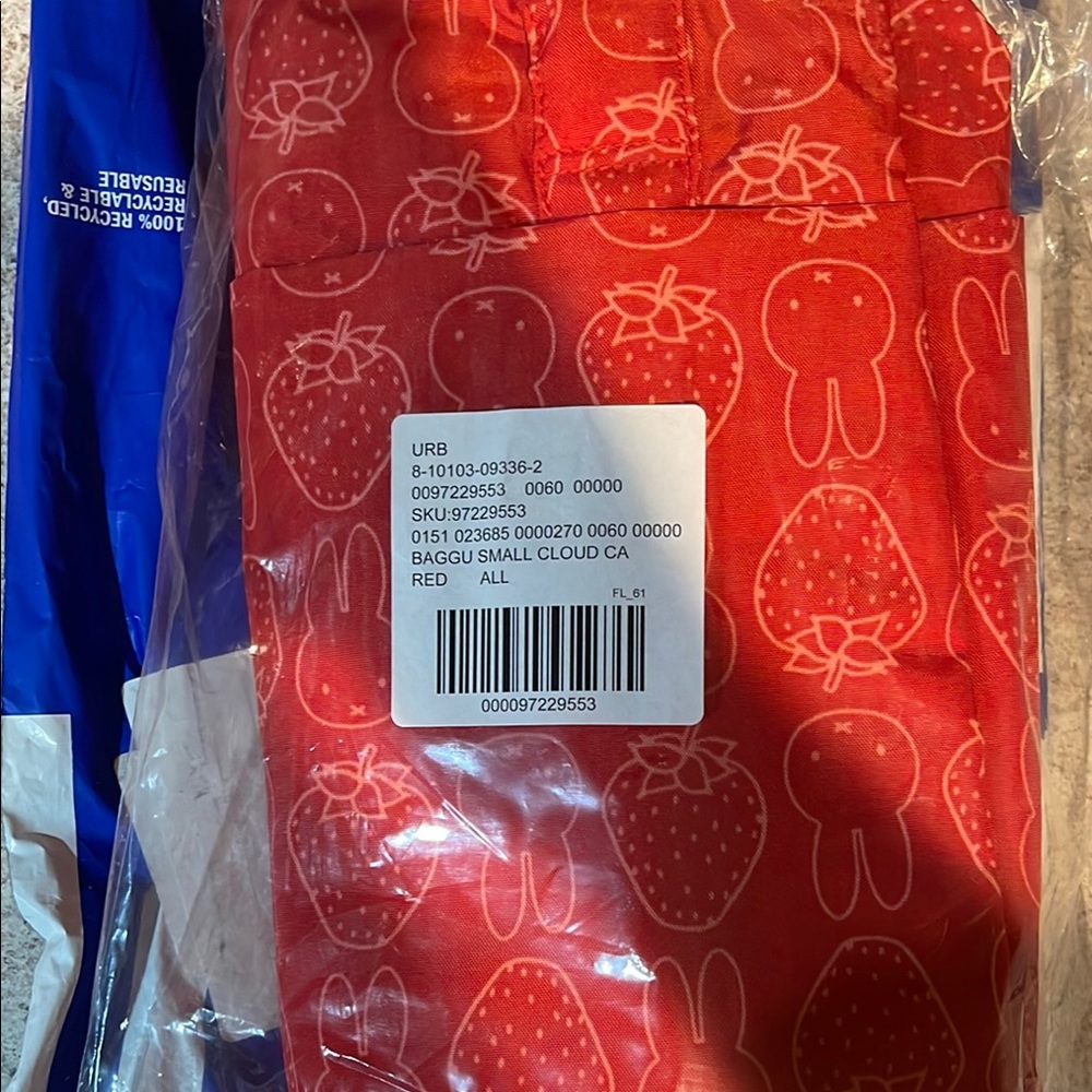 Brand New Miffy Limited edition small Cloud Carry On, Strawberry Design